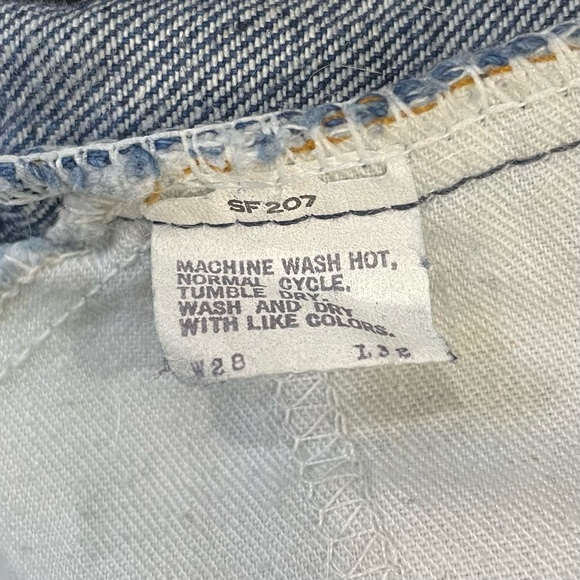 Vintage Levi Denim Jeans (Orange Tag) - Picture 7 of 8